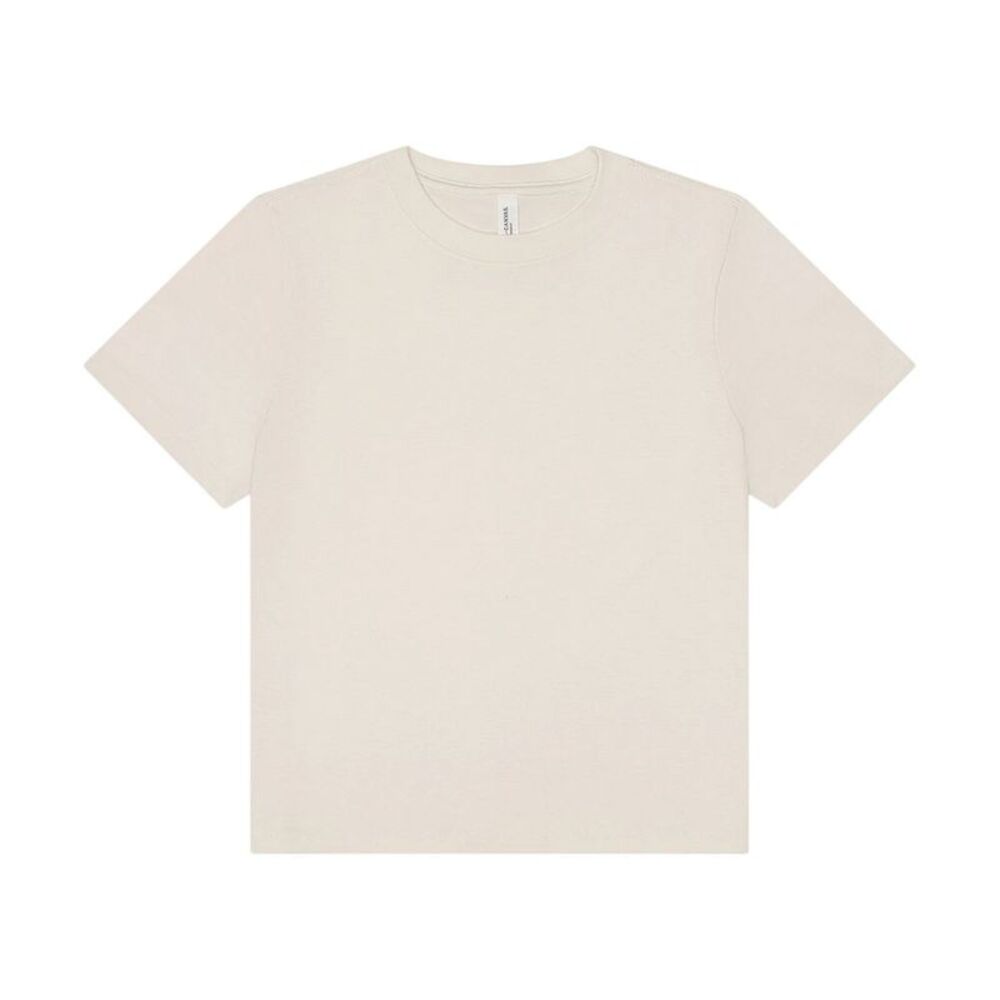 Womens/Ladies Heavyweight Boxy T-Shirt / Vintage White